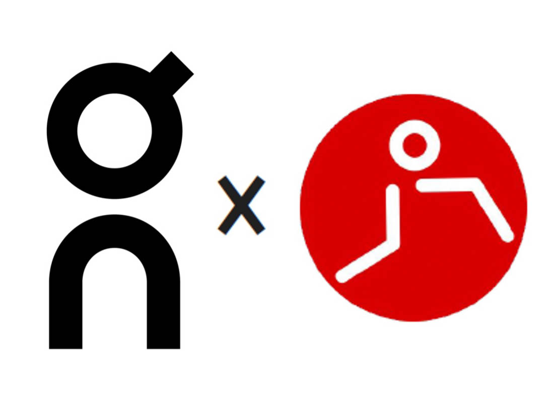 モノクロのロゴと赤いロゴ