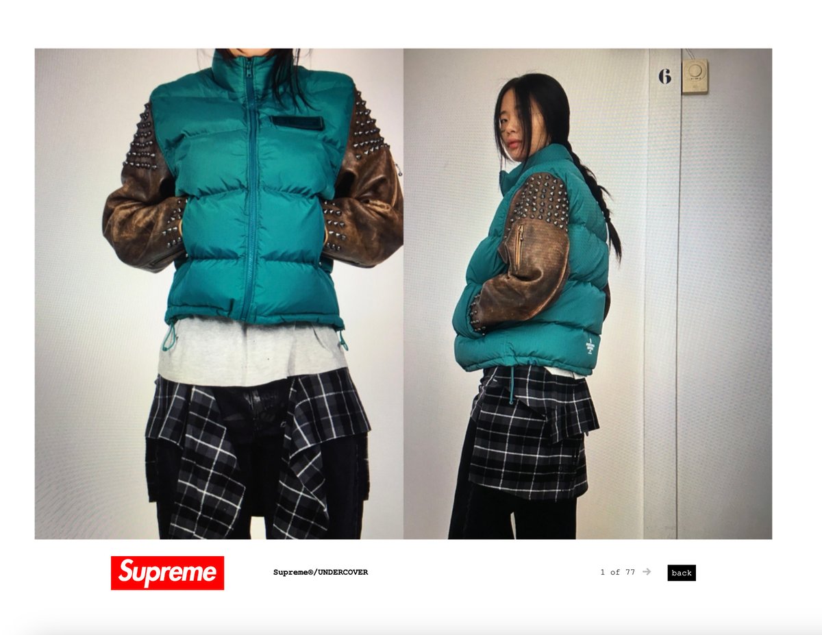 未着用品 シュプリーム アンダーカバー タグT SUPREME UNDERCOVER