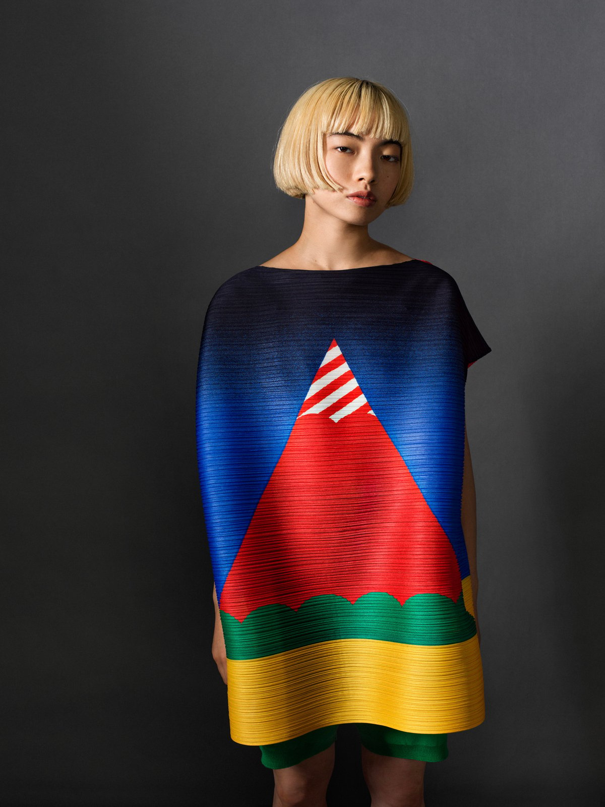 Ikko tanaka isseymiyake PYRAMID KNIT田中一光イッセイミヤケ