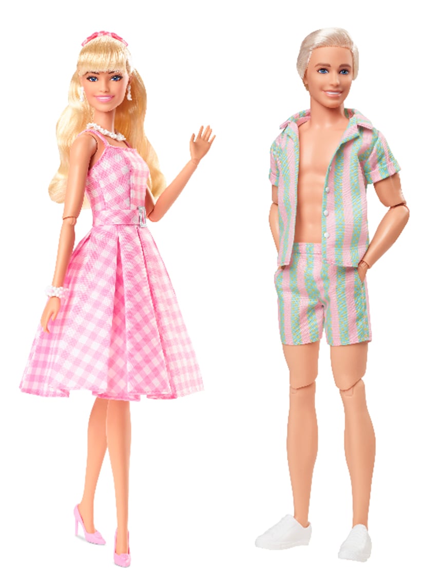 実写版「バービー」のキャラクターが人形に、ピンクのギンガムチェック