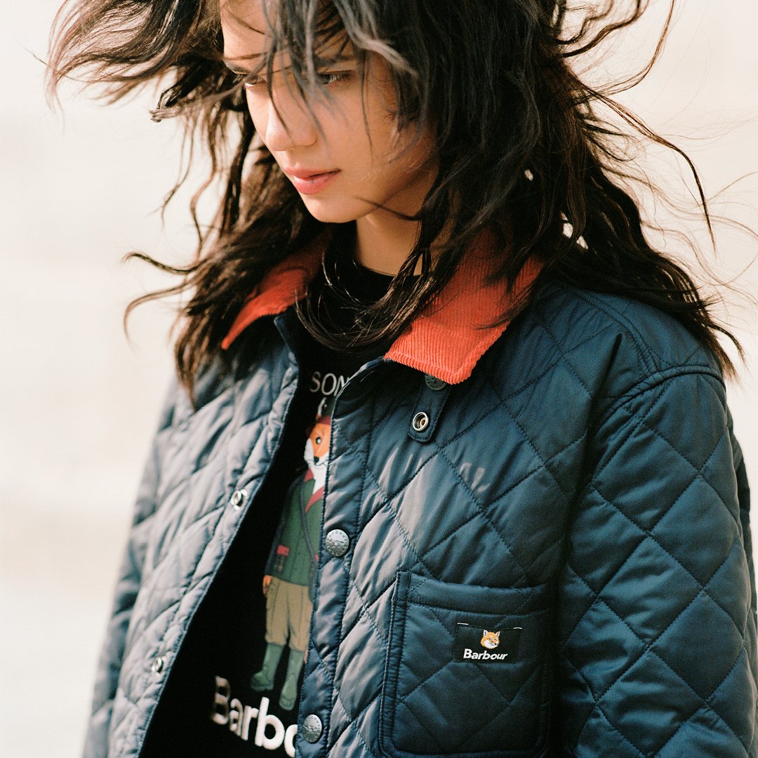 Barbour×maisonKITSUNE バブアー メゾンキツネ-