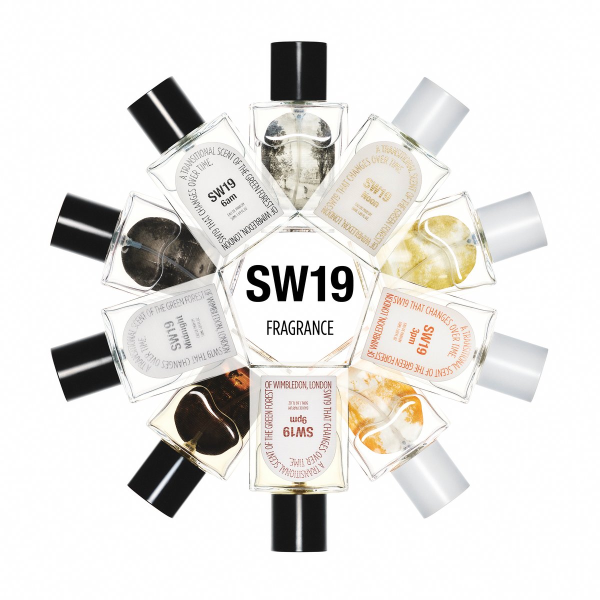 香水ブランド「SW19」のオードパルファム6種類