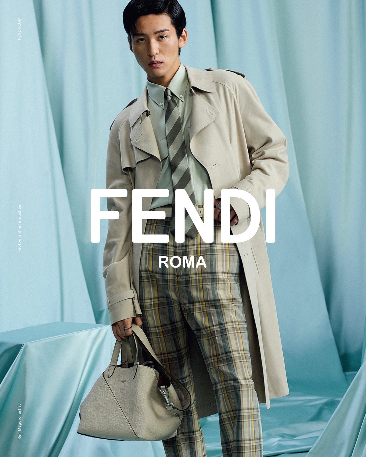 FENDI 2025年春夏 メンズ広告キャンペーンに目黒蓮を起用