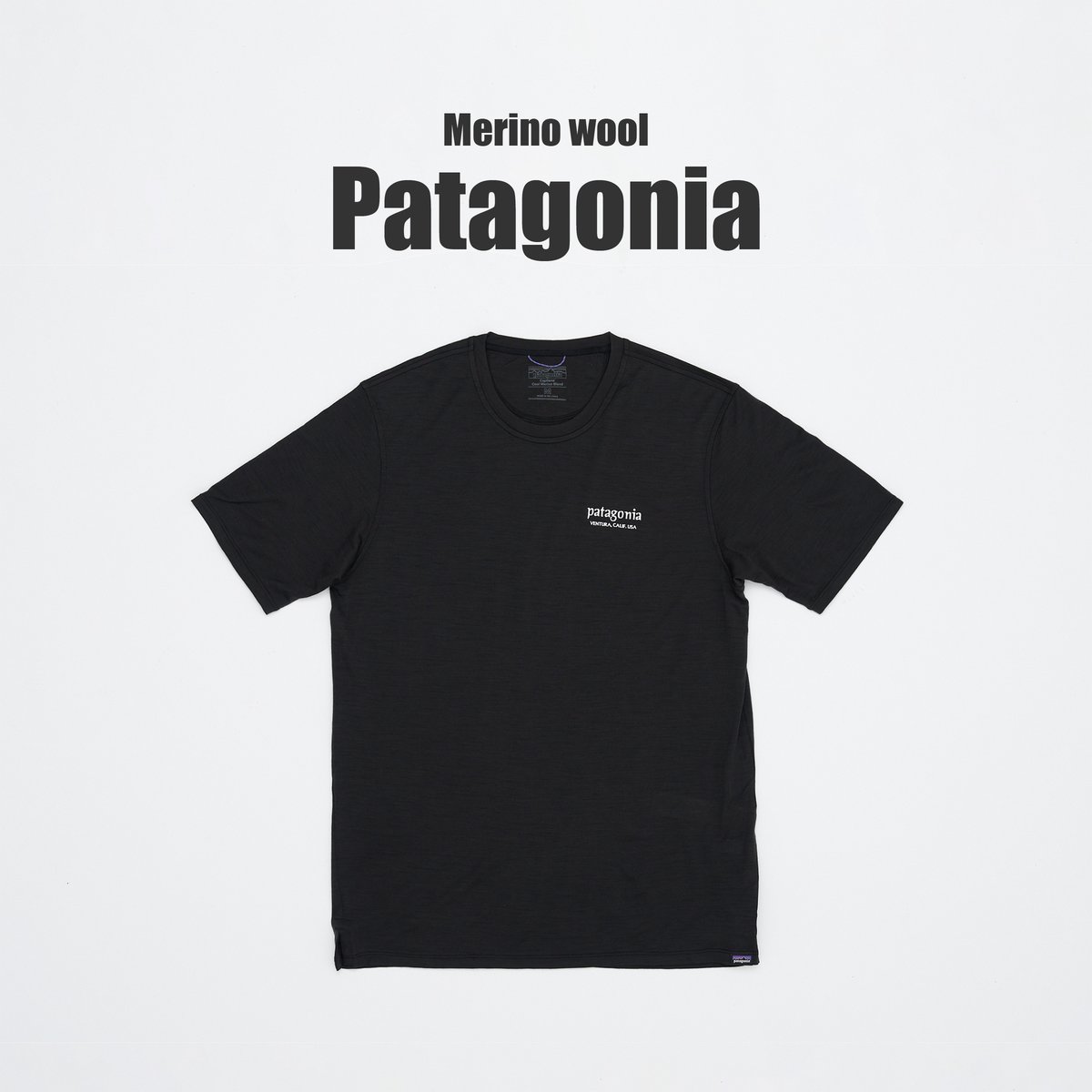 パタゴニアのメリノウールTシャツ