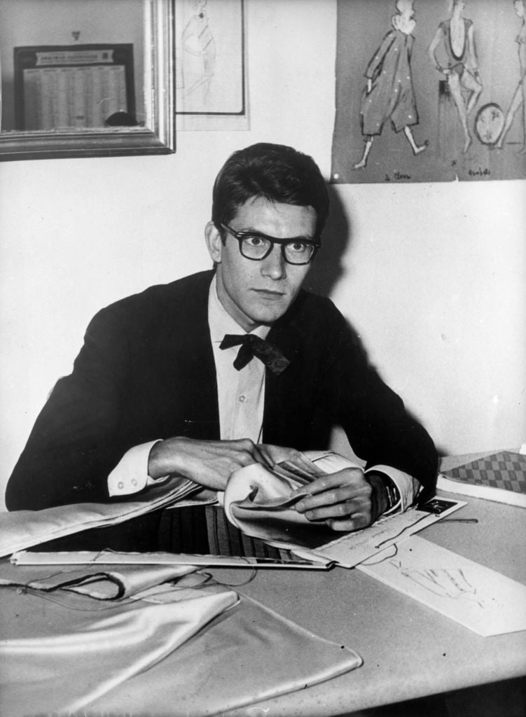 イヴ・サンローランのポートレート