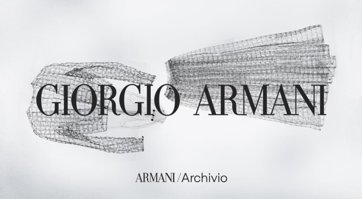 ジョルジオ アルマーニ アーカイヴ展のヴィジュアル