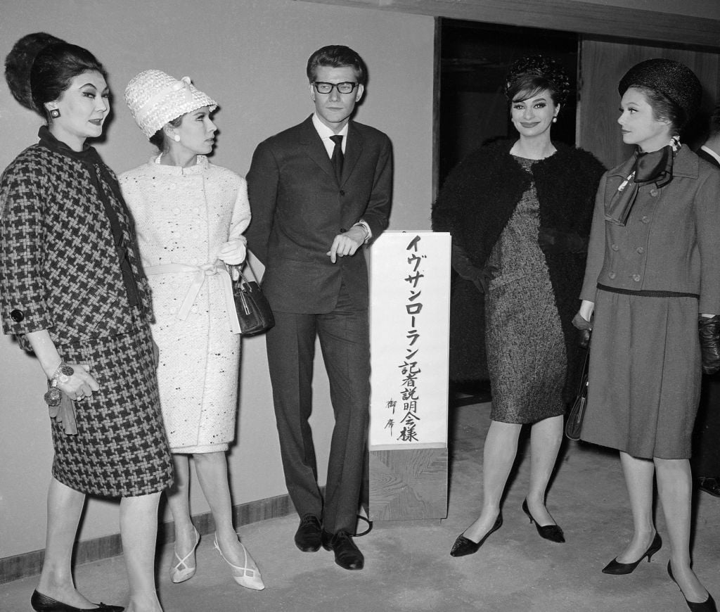 イヴ・サンローランのポートレート