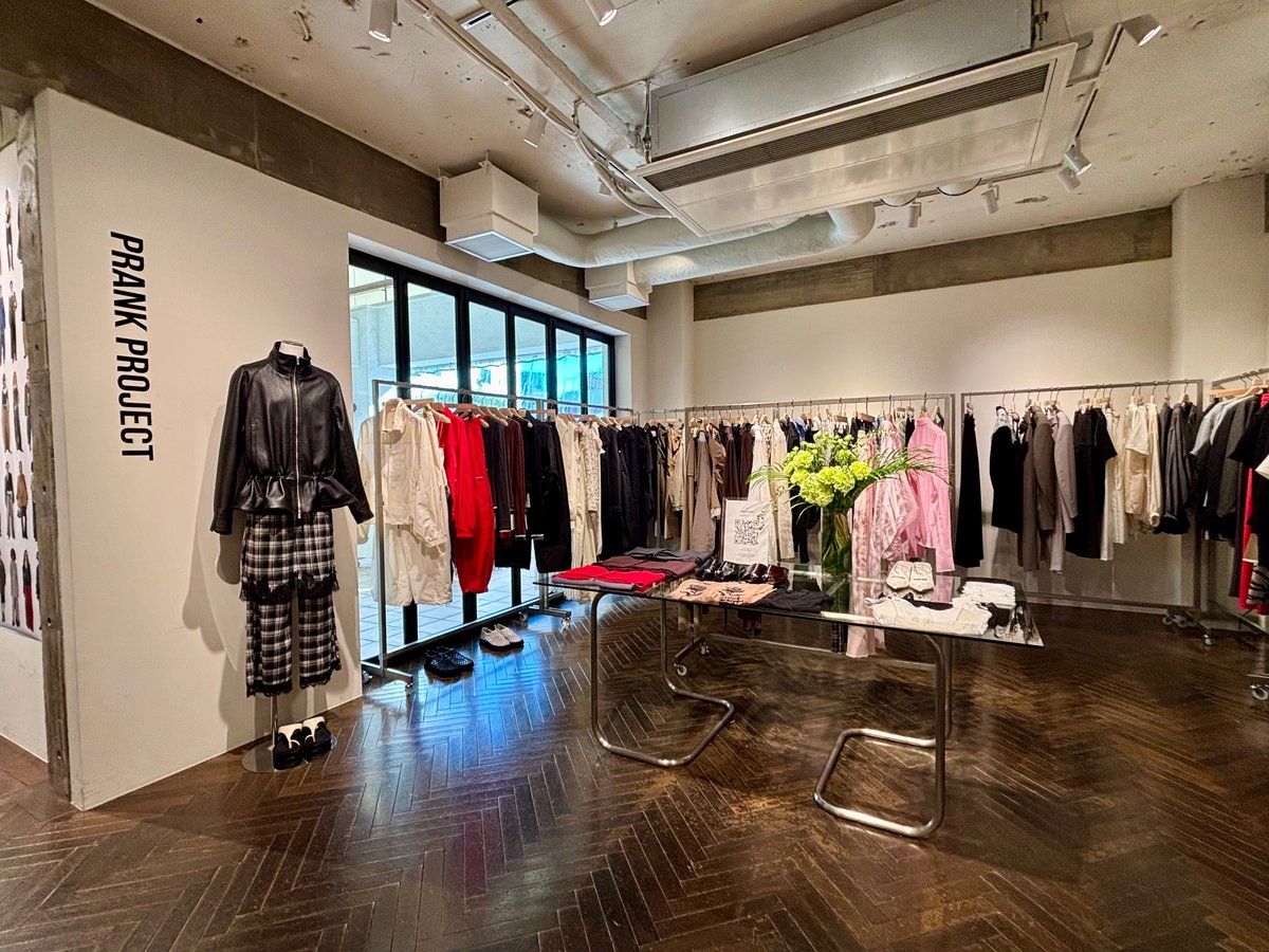 プランク プロジェクトの2026年春物展示会会場風景画像