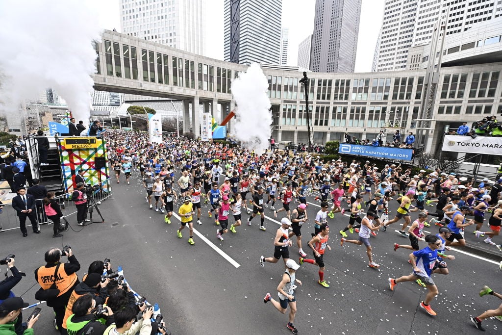 東京マラソンの様子
