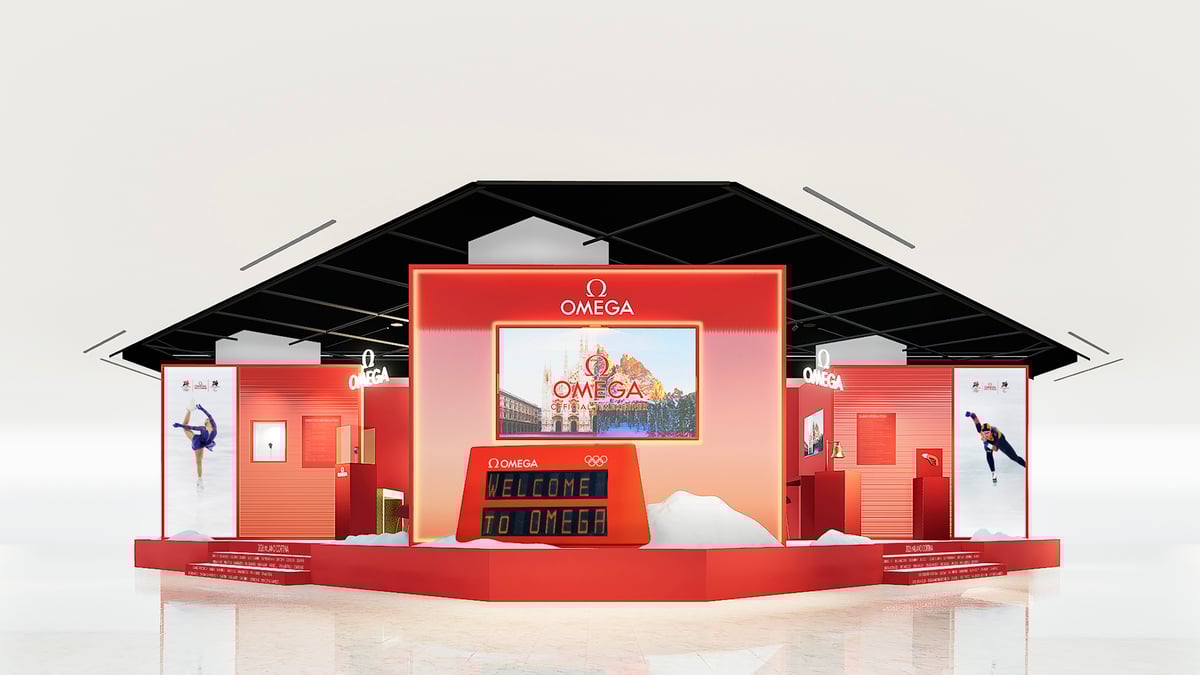 「オメガ ミラノ・コルティナ 2026」を新宿伊勢丹で開催