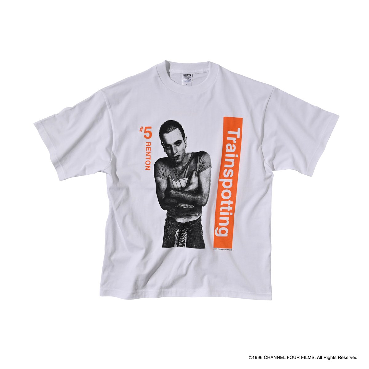 バーニーズ　ニューヨークが映画「トレインスポッティング」の復刻版Tシャツを発売