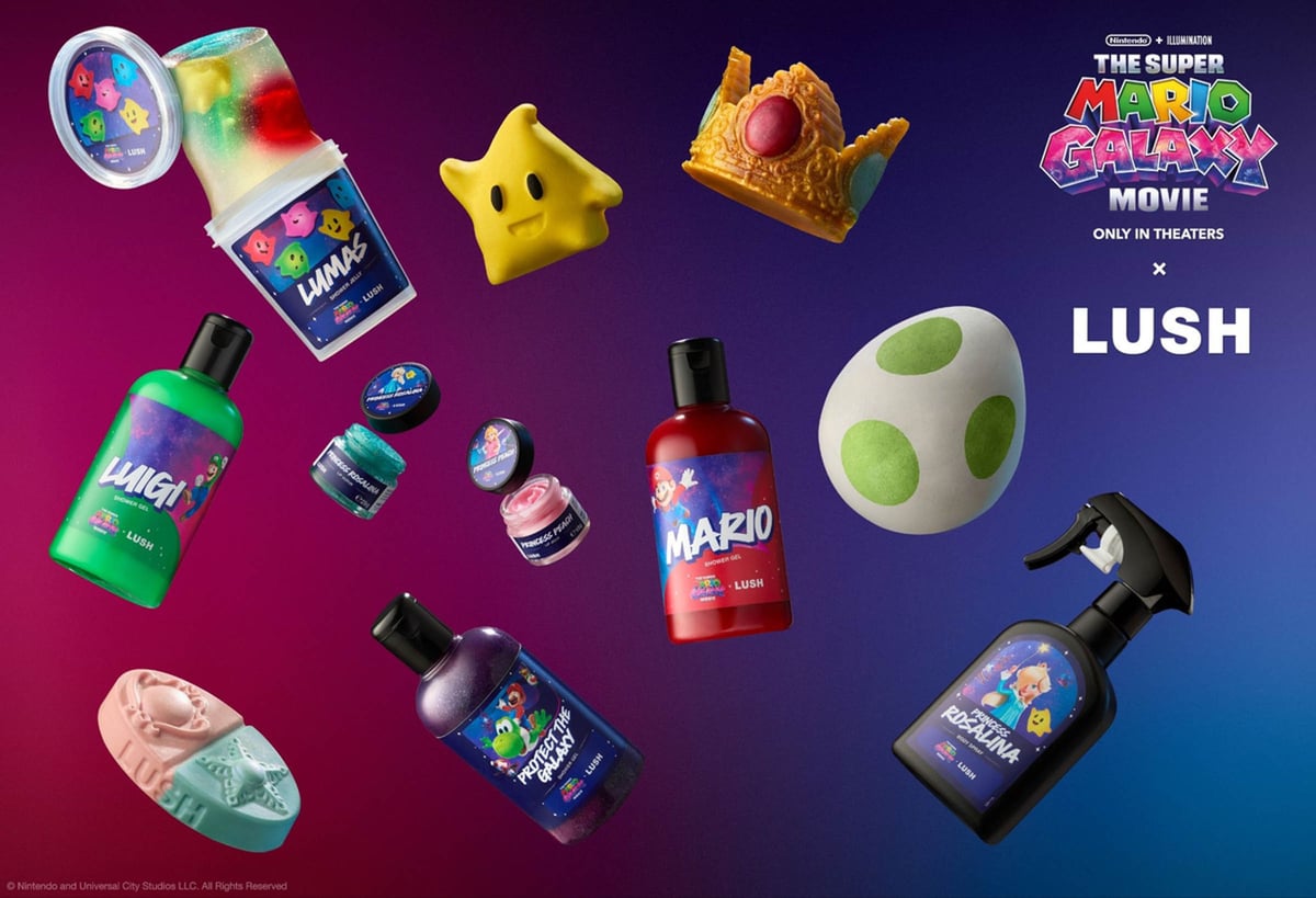 映画「ザ・スーパーマリオギャラクシー・ムービー」 × LUSH