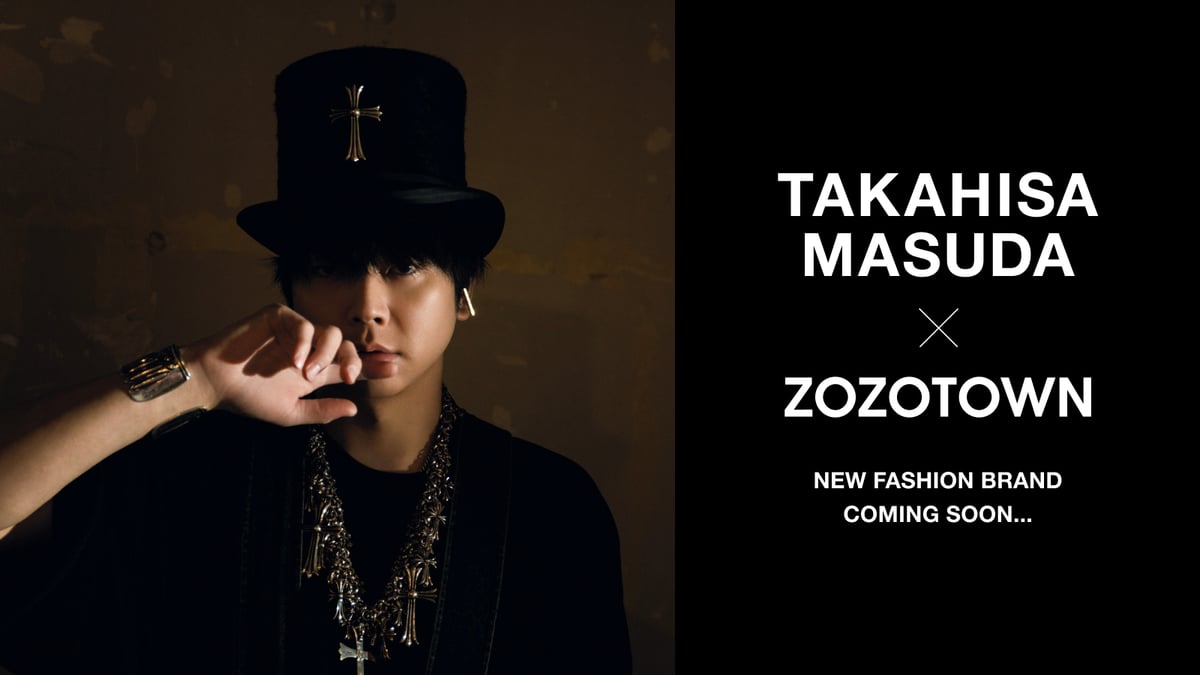 TAKAHISA MASUDA × ZOZOTOWNのヴィジュアル