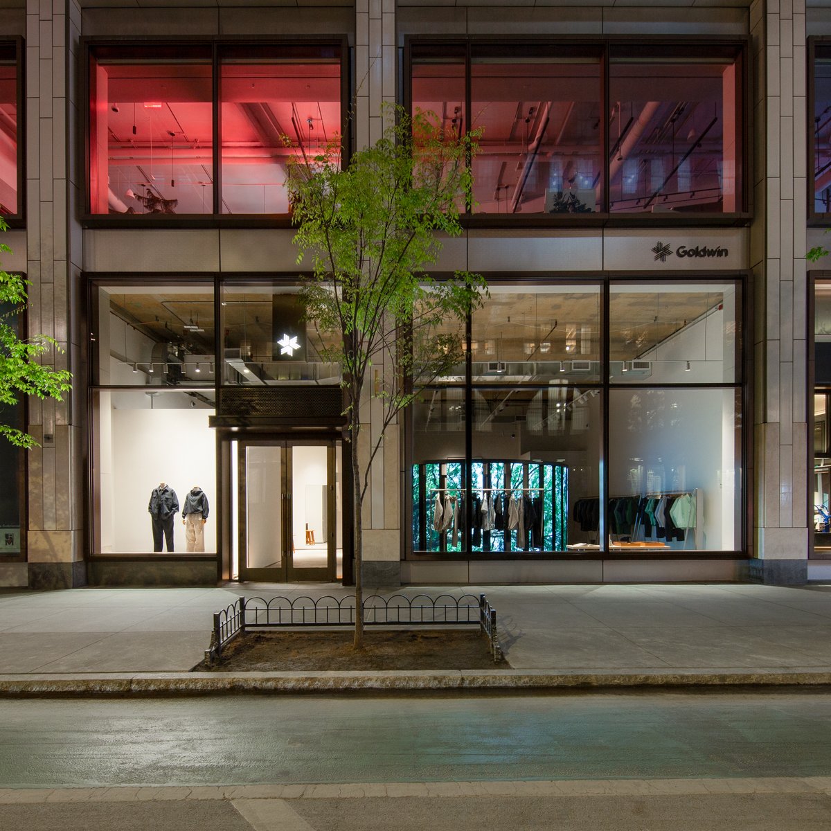 「ゴールドウイン」のニューヨーク新店の外観画像