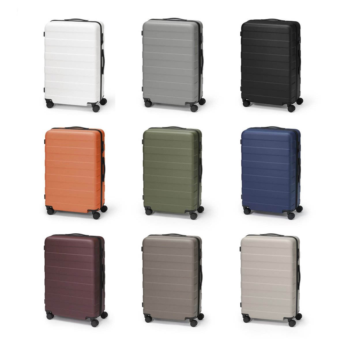 バーを自由に調節できるハードキャリーケースの画像