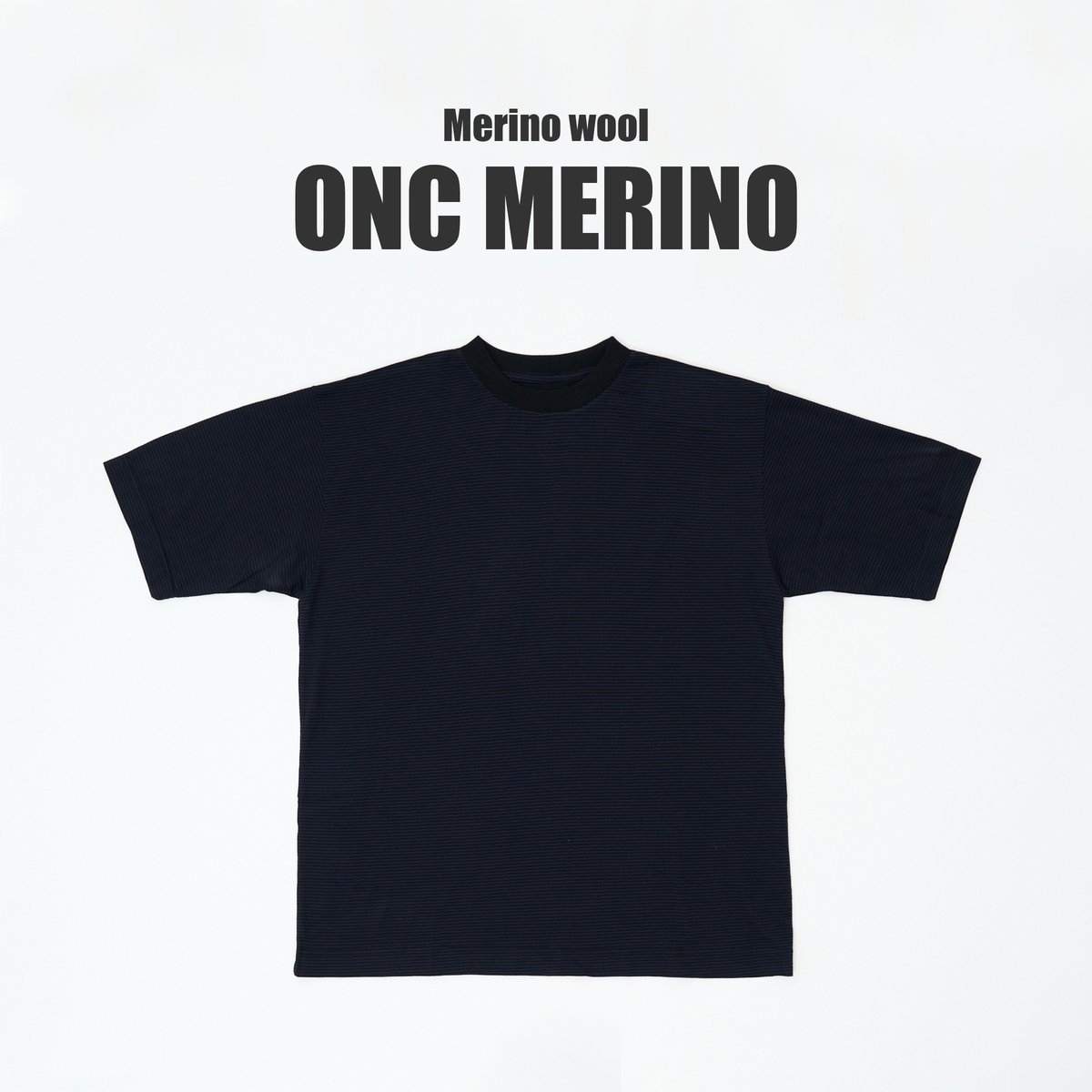 オーエヌシーメリノのメリノウールTシャツ