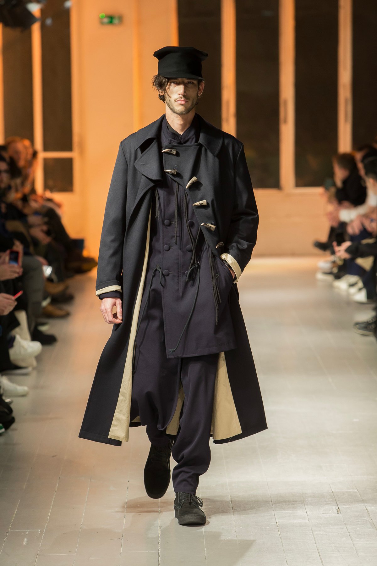 yohji yamamoto pour homme 21awボアフードジャケット