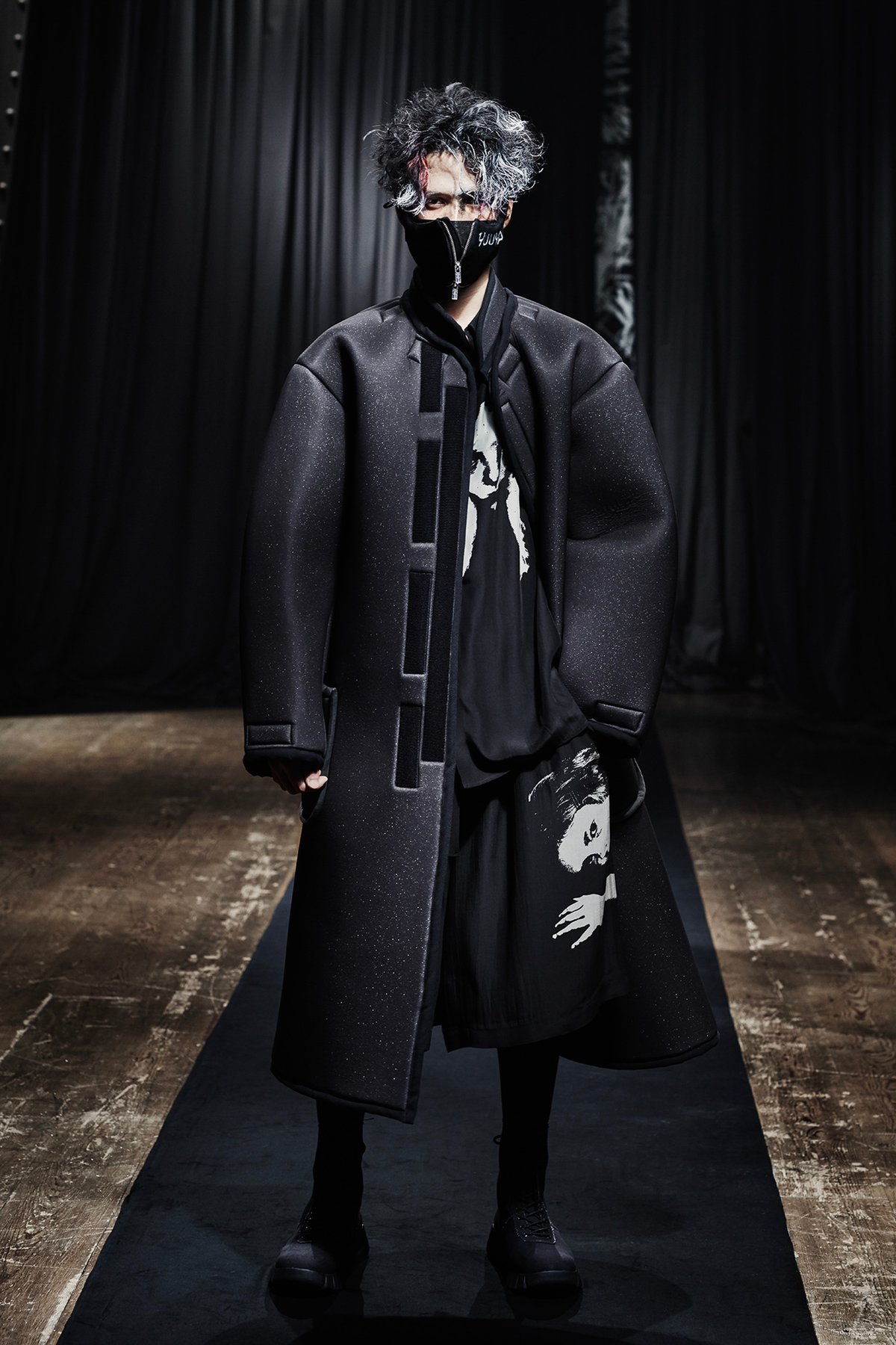 Yohji Yamamoto POUR HOMME 21-22AW マントGroundY