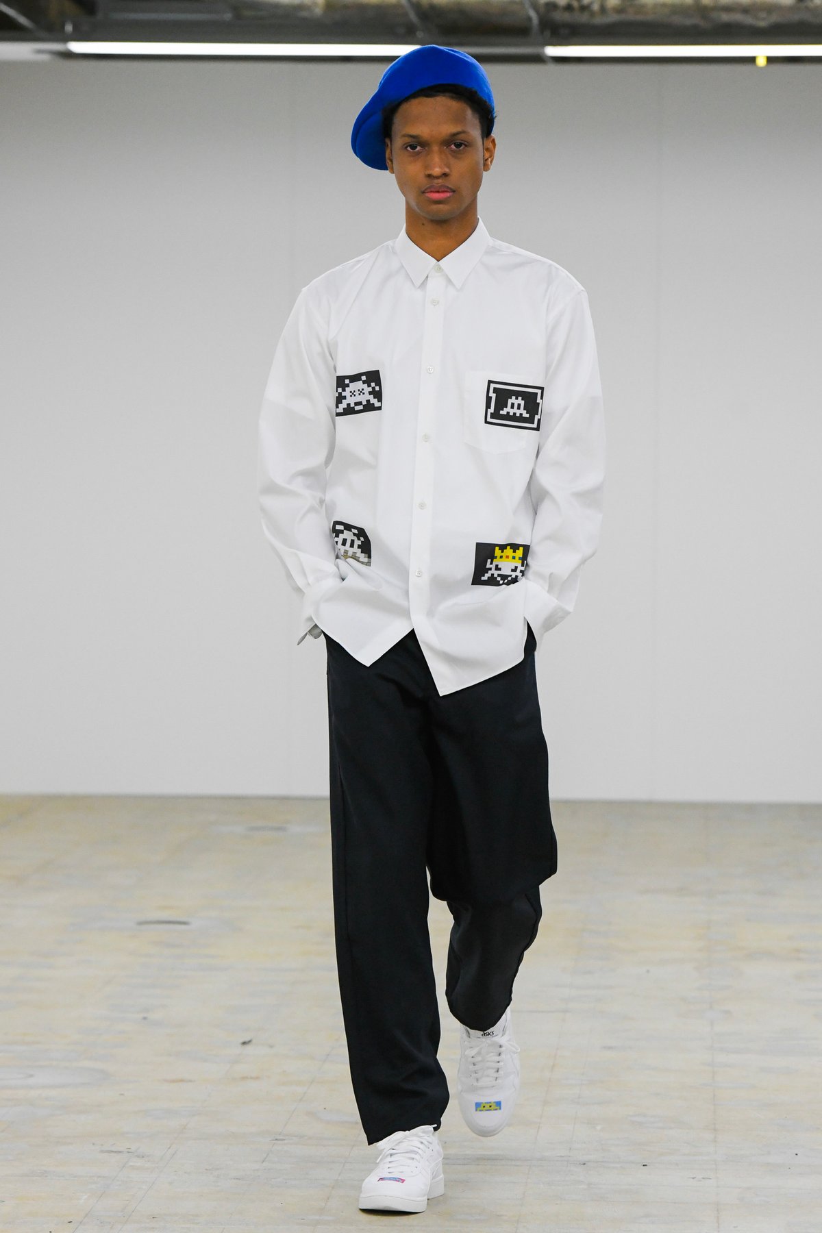 コムデギャルソンシャツ COMME des GARCONS SHIRT 2022年秋冬 コットン カジュアルシャツ ホワイト【サイズM】【メンズ】
