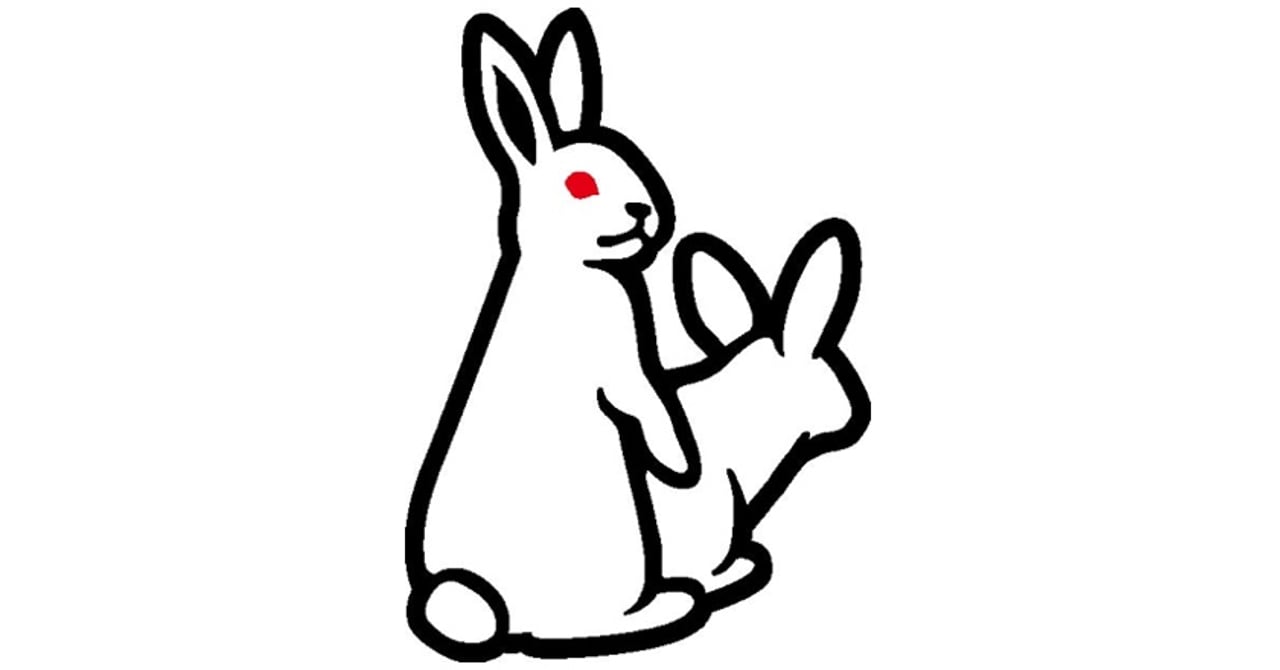 うさぎXうさぎ うさぎ エックス ラージ ロゴ セクシーなウサギのアイコン FXXKING
