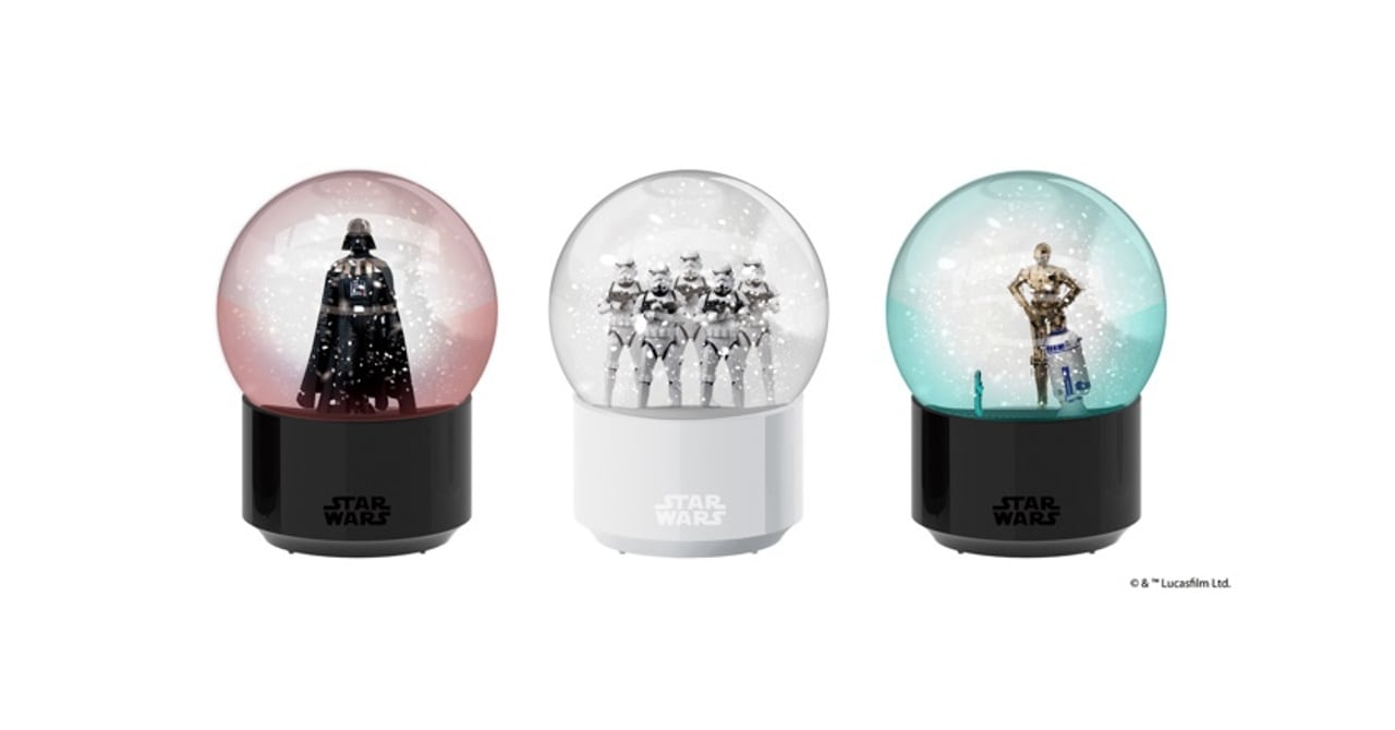 STAR WARSキャラクターがデジタルなスノーグローブに amadana新
