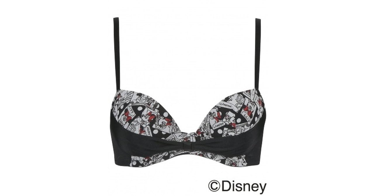 ワコール ディズニー リボンブラ＆ショーツ ワコール ウイング ナチュラルアップ Disney ショーツ スタンダード