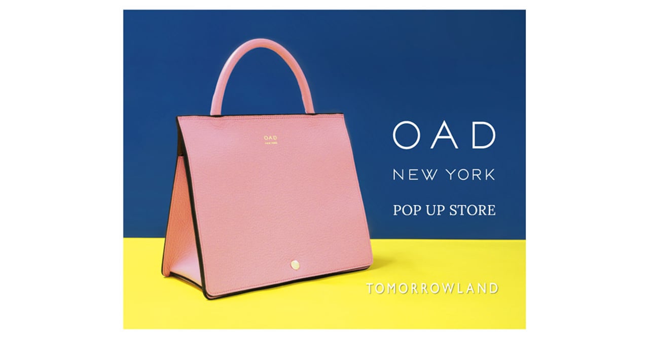 ◯△半円の幾何学的なバッグ「OAD NEW YORK」トゥモローランド丸の内に 