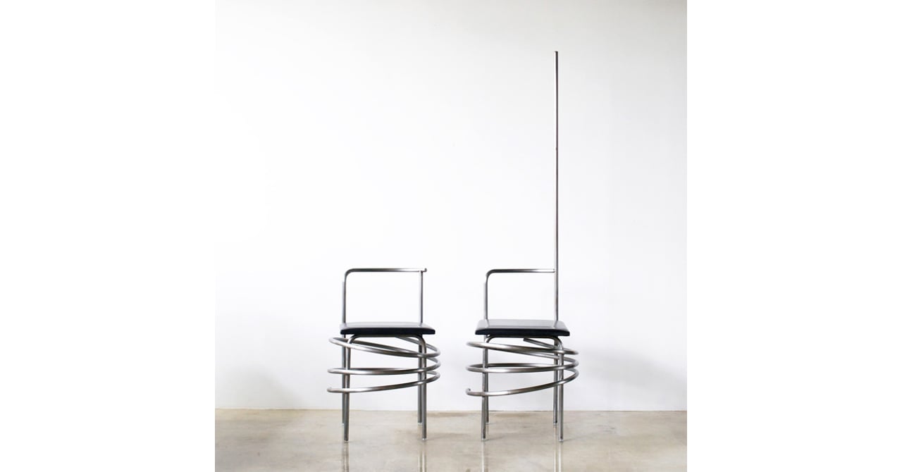 ビンテージ ポストモダン スチールフレームチェア 川久保玲 倉俣史郎 倉俣史朗や川久保玲らが手がけた80年代の椅子が一堂に「CHAIRS 80S」開催