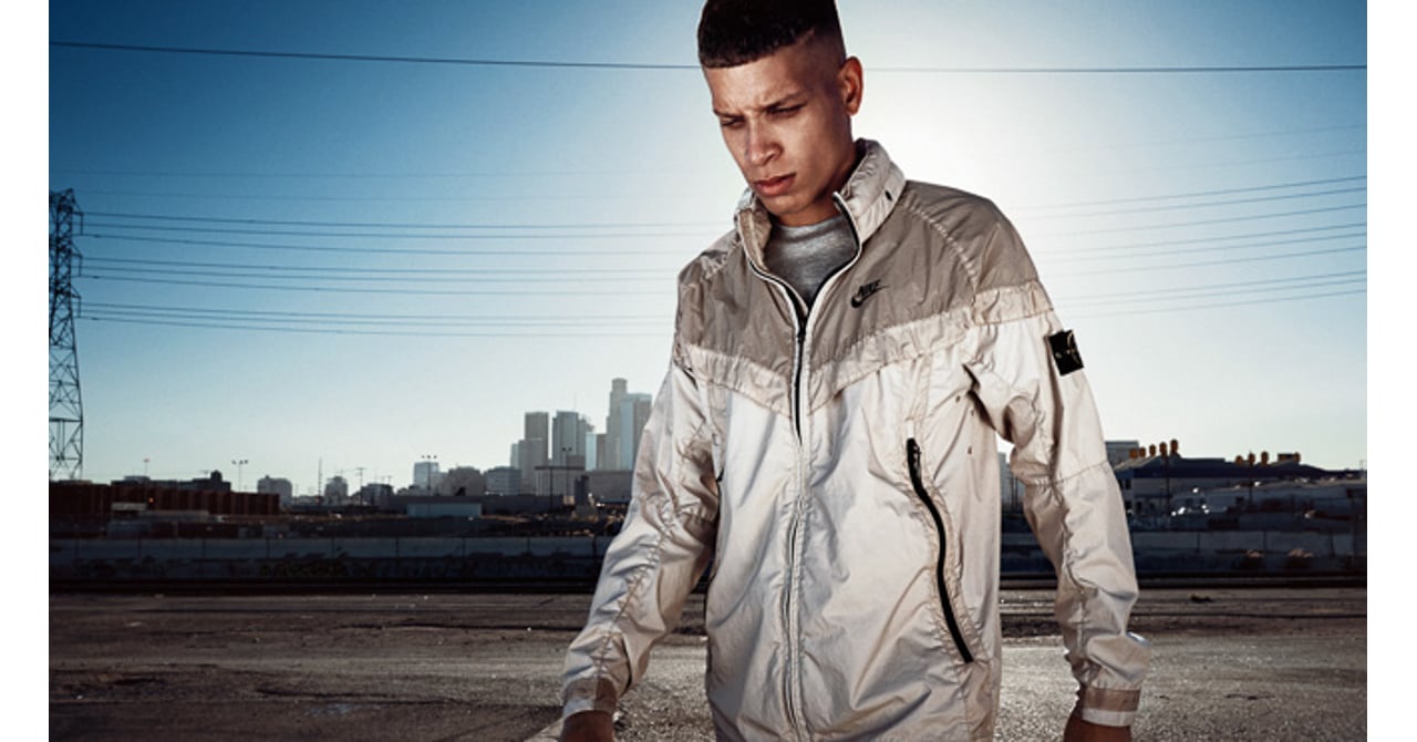 ナイキ×ストーン アイランド、2種のナイロン使用「ウインドランナー