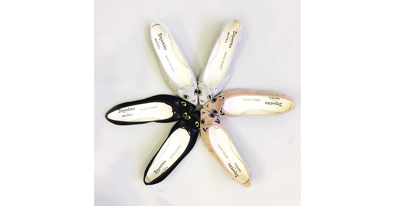 repetto×MUVEIL レペット　ミュベール　猫　フラットパンプス レペット」×「ミュベール」猫モチーフのシューズが登場 - WWDJAPAN