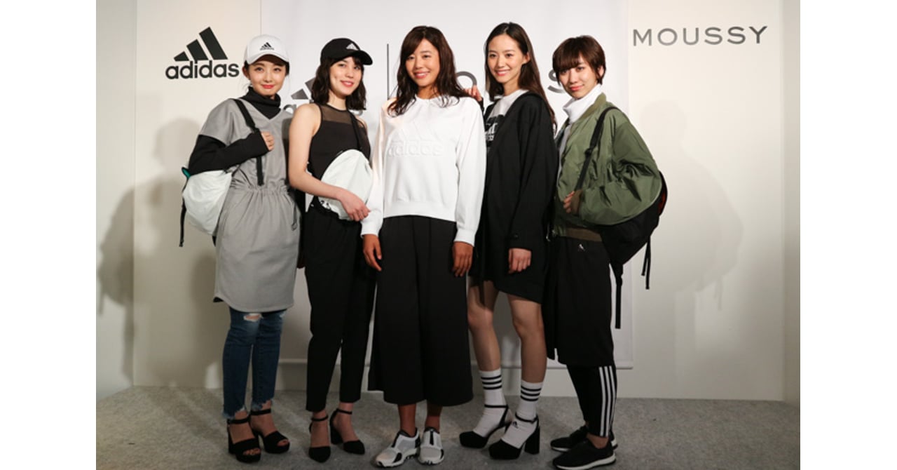 アディダス×マウジー」初のスポーツコレクションを披露 10日から順次発売
