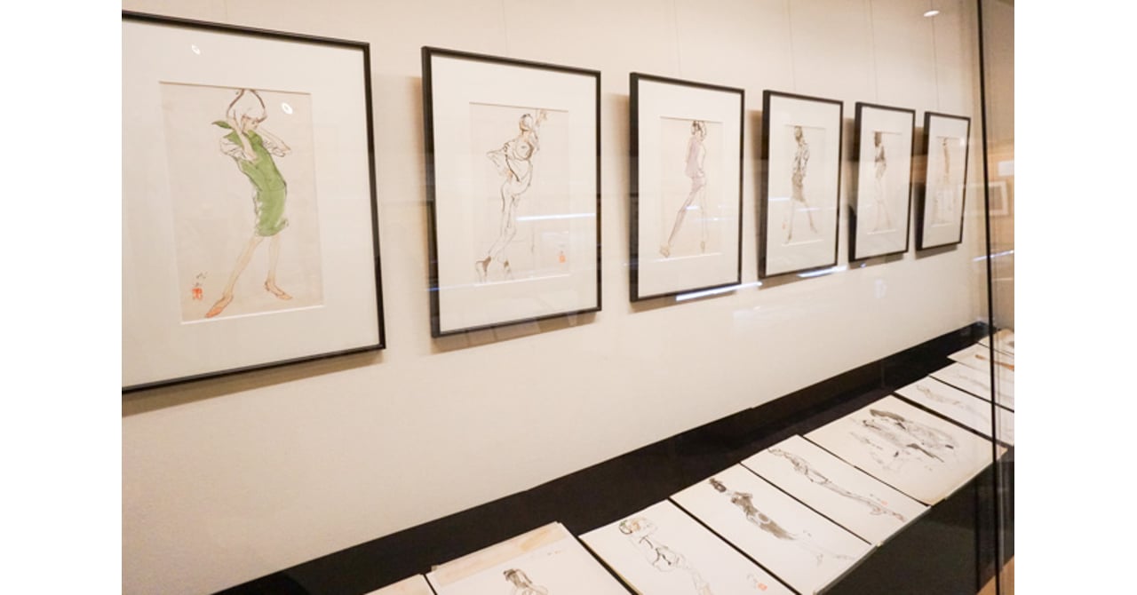 長沢節　nagasawa setsu ヌードデッサン六枚 381 番 サイン入り 長沢節 nagasawa setsu ヌードデッサン六枚 381 番 サイン入り 弥生