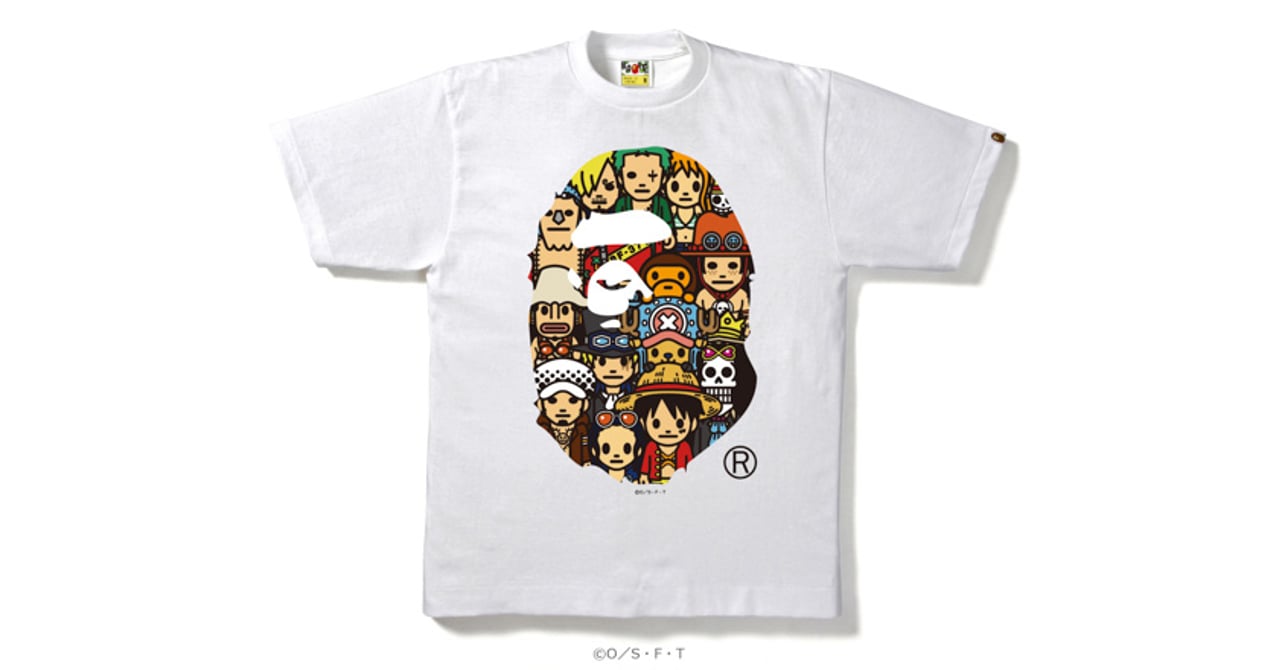 【NEW】エイプ ワンピース コラボ Tシャツ APE 限定 アニメ 新品 bapeonepiececollabot-001.jpg