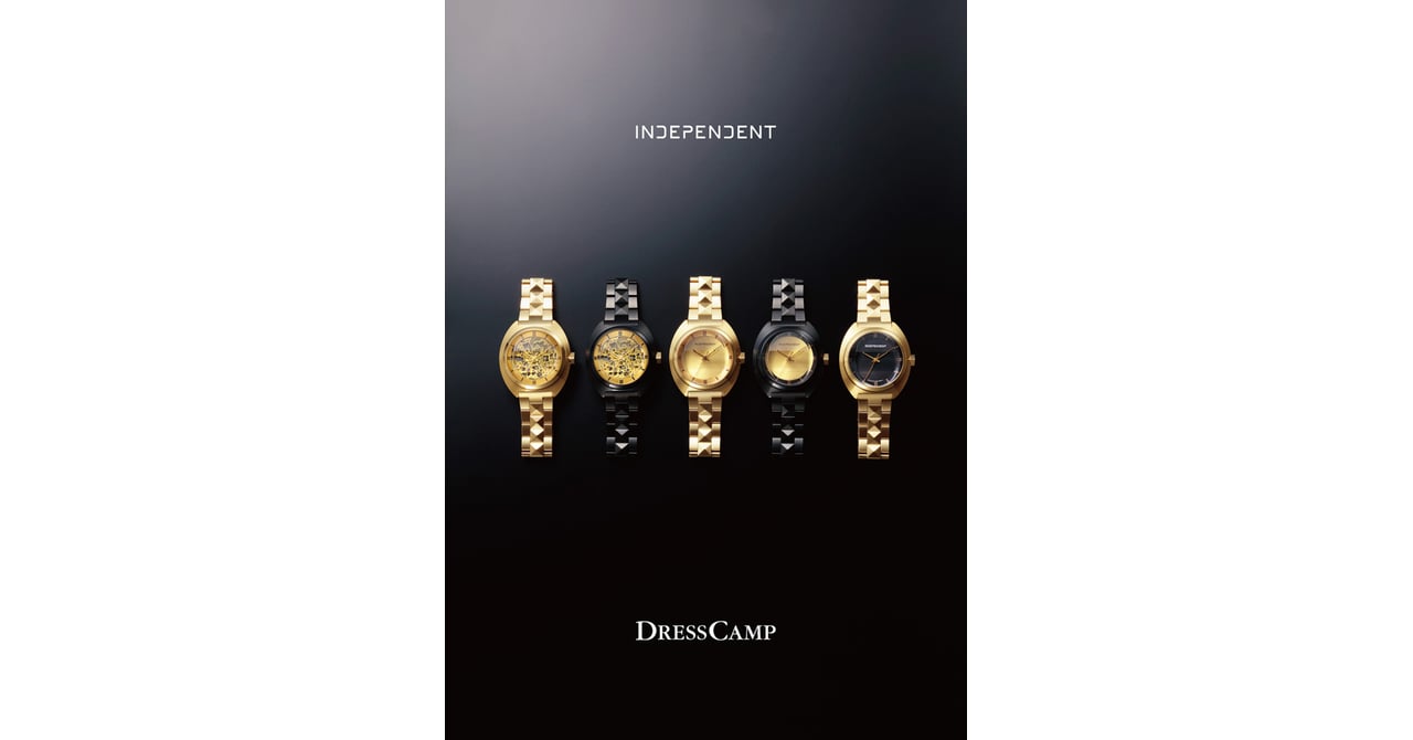 k*i様 インディペンダント ドレスキャンプ コラボ 時計 限定品 インディペンデントとコラボ、ドレスキャンプが腕時計で表現した