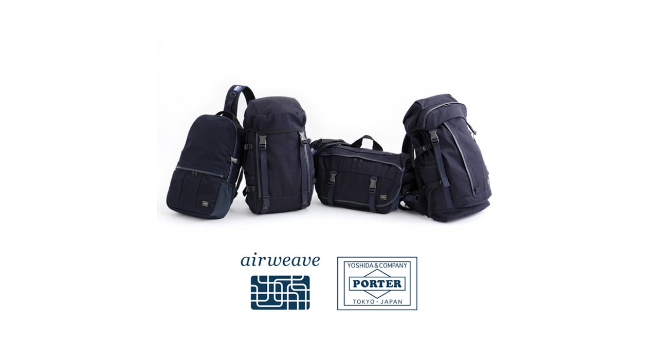 PORTER×AIRWEAVE リュック　店舗限定 コラボ デニム インディゴ PORTER×AIRWEAVE リュック店舗限定 コラボ デニム インディゴ