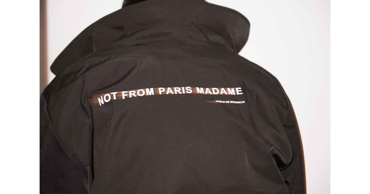DRÔLE DE MONSIEUR ブラックジャケット Drôle de Monsieur jacket La Veste Classic Not From Paris Madame
