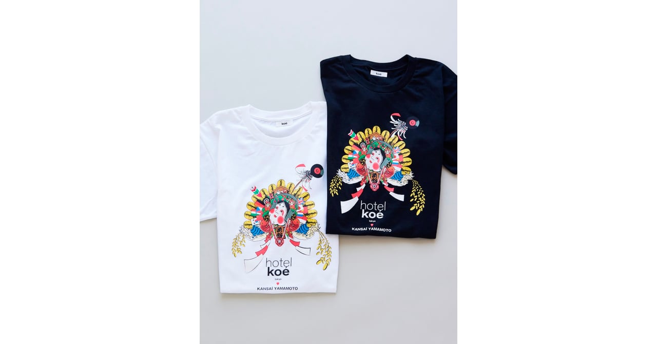山本寛斎が「コエ」とコラボ、日本や渋谷をテーマに限定Tシャツを製作