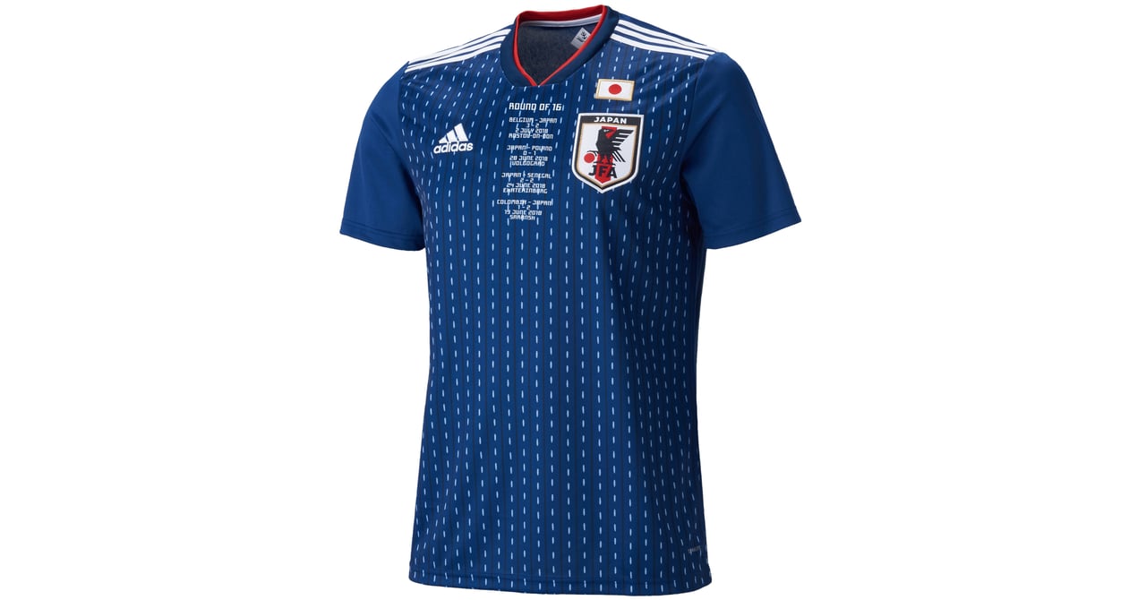 アディダス、サッカー日本代表のメモリアル勝色ユニフォーム発売