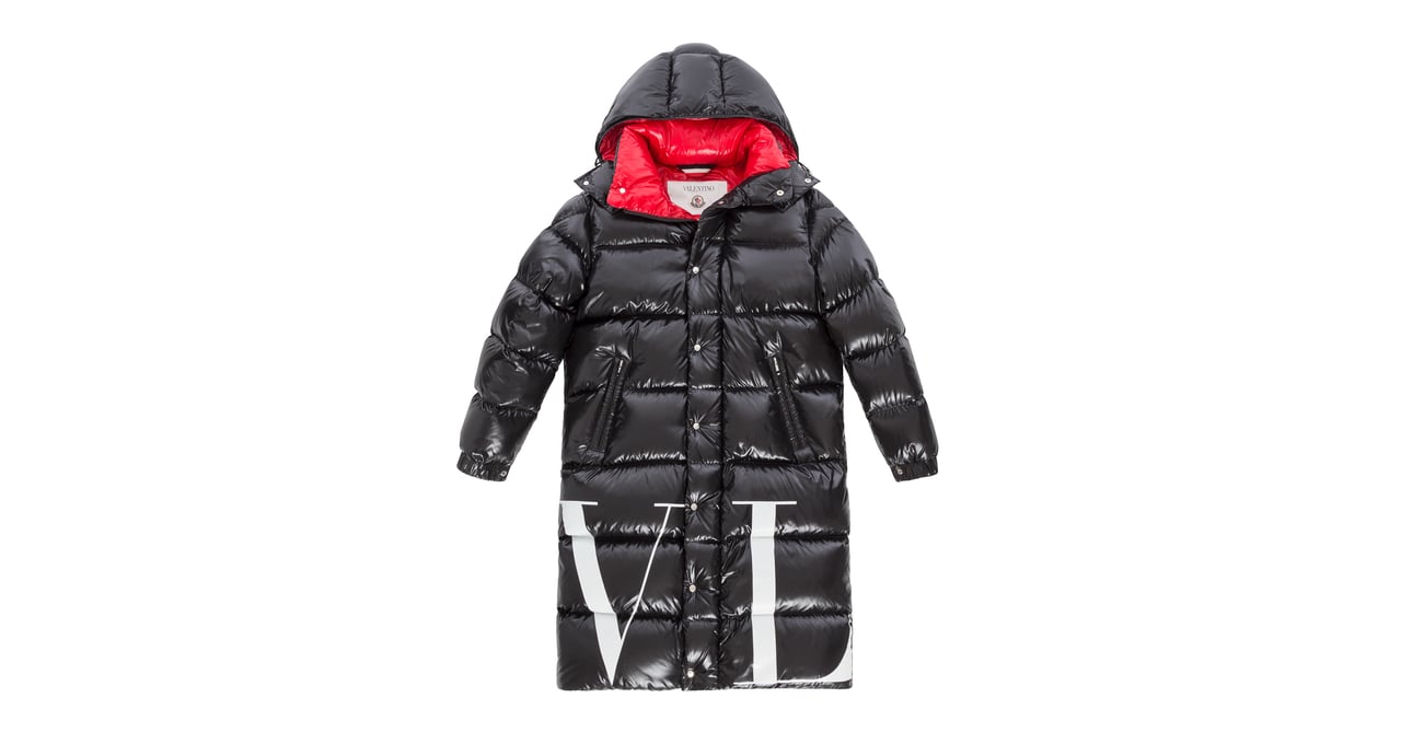 VALENTINO MONCLER ロングダウンジャケット 42 ヴァレンティノ×モンクレール「VLTN」ロゴ入りダウン発売