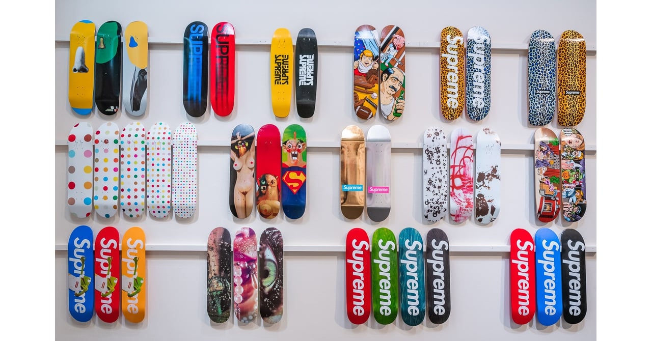 Supreme シュプリーム スケートボード デッキ2枚 45b9dd4ecc3d91f15024b2bffa4b43