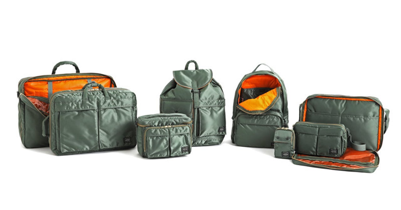 PORTER ポーター タンカー 3WAY ショルダーバッグ セージグリーン 極美品 ポーター タンカー セージグリーン 二層 XL ショルダーバッグ