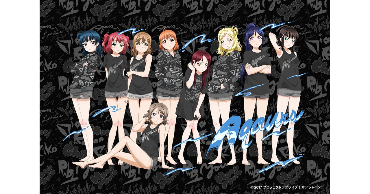 バロック展開「R4G」×「ラブライブ！サンシャイン!!」黒を基調にした新 
