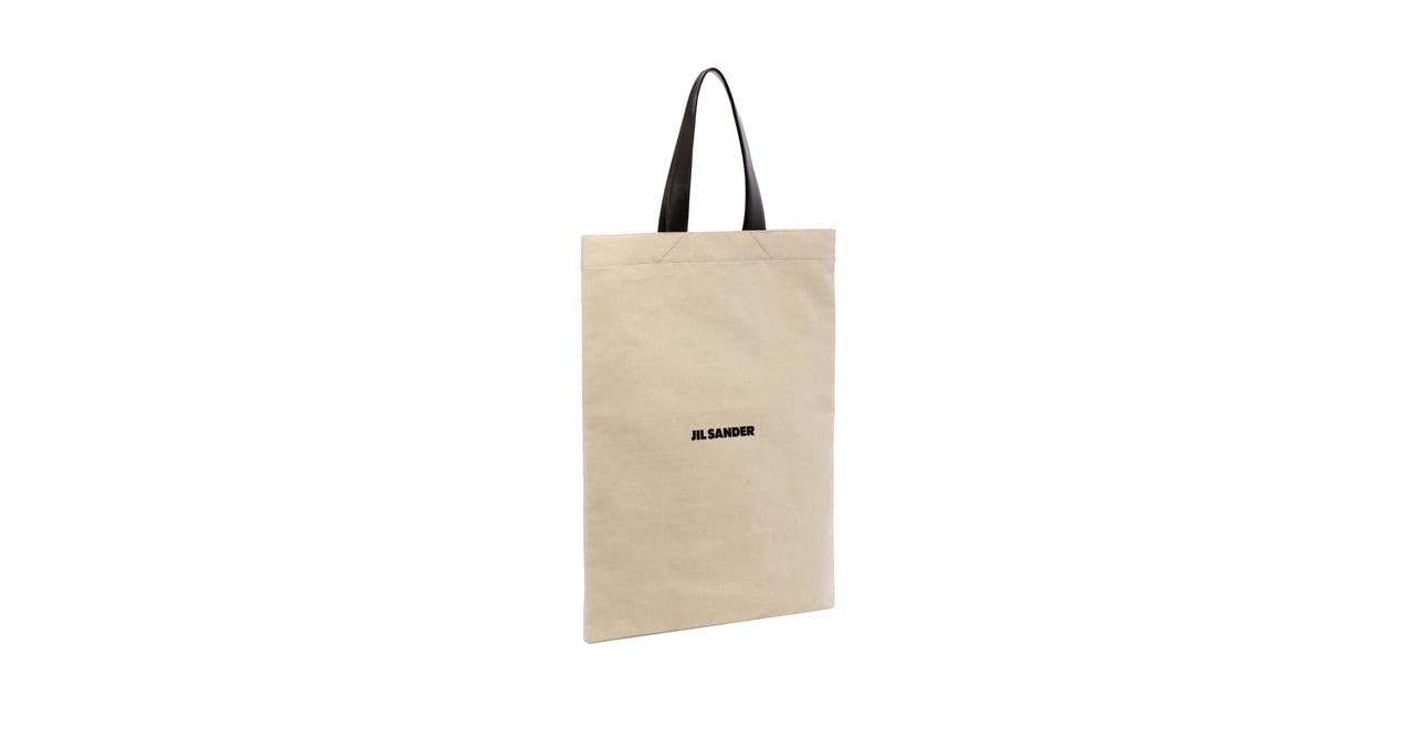 JIL SANDER ジルサンダーキャンバストートバッグ フラットショッパーL JIL SANDER ジルサンダーキャンバストートバッグ フラット
