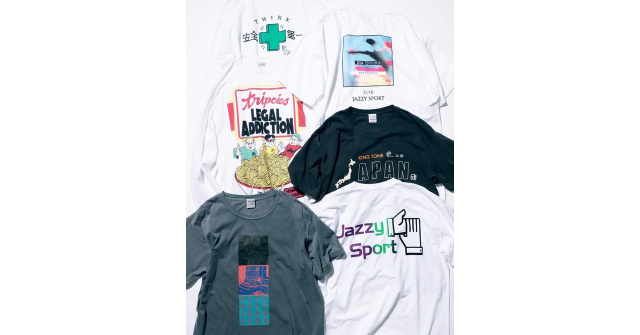 Jazzy Sport」のポップアップがビームスT 原宿に、ディアスポラ