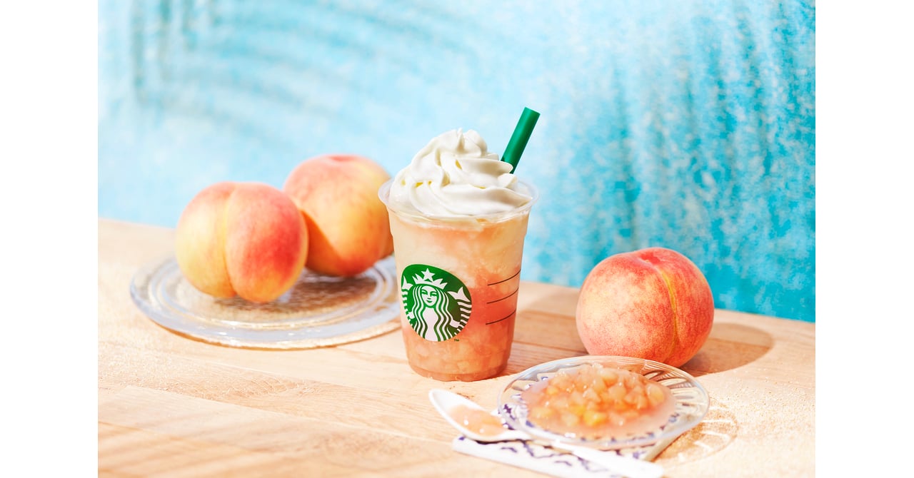 完熟白桃を丸ごとかじったような味わい、スタバが夏の新作フラペチーノ発売
