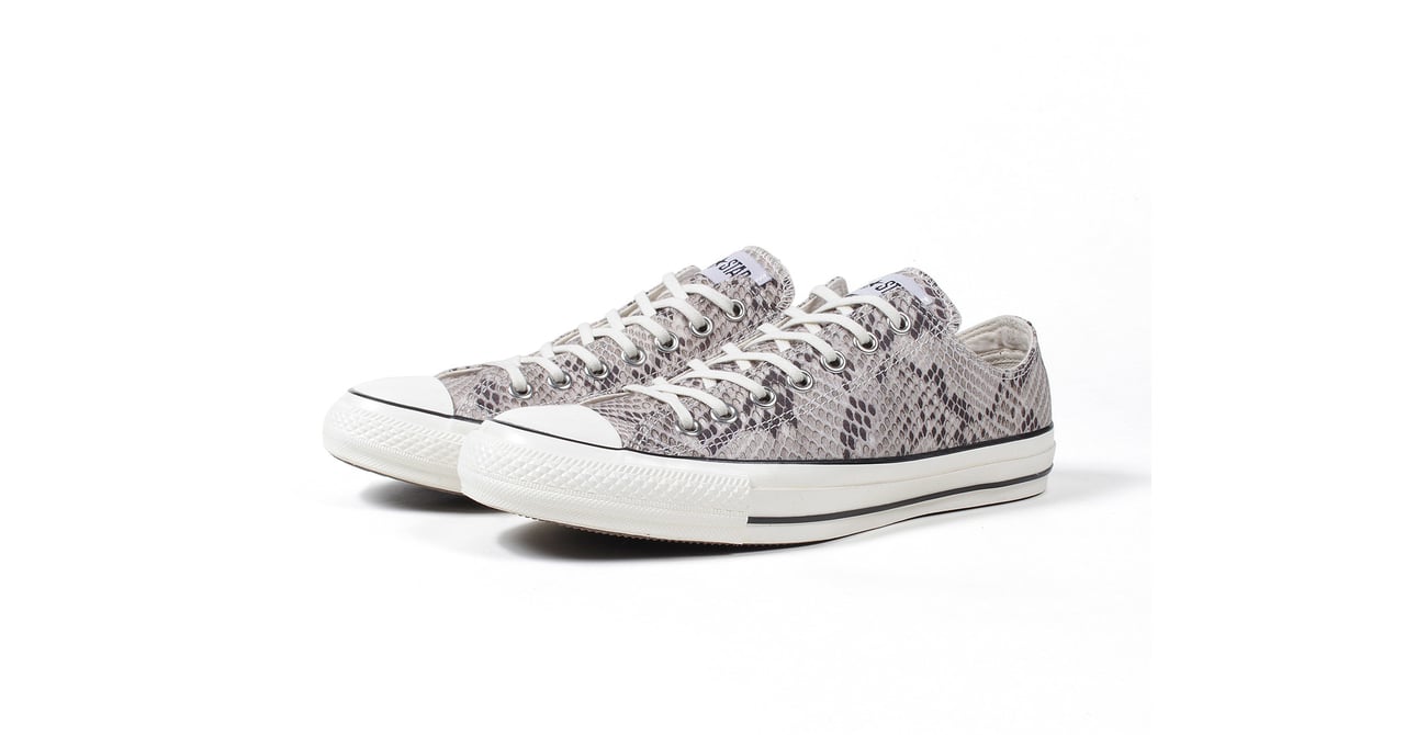 ワコマリアがコンバースとコラボ、パイソン柄のオールスターを発売