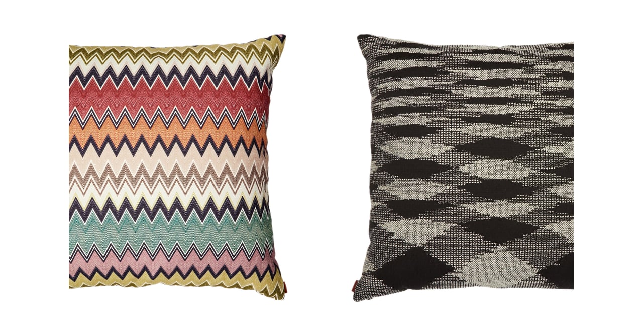 クッション 定価114,400円 ２個セット ミッソーニ　イタリア製 ニットの魔術師」ミッソーニを探す 2万円から手に入る珠玉のクッション