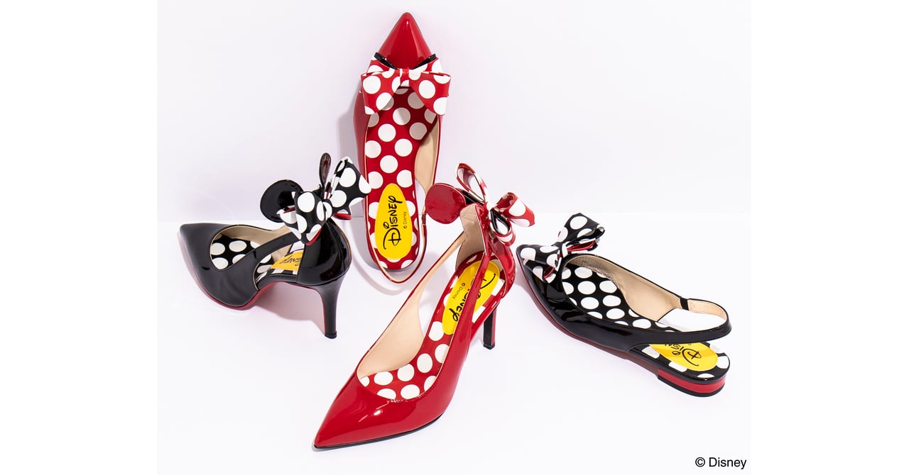 ダイアナが「ミニーマウス」モチーフのシューズを発売、水玉柄のリボン