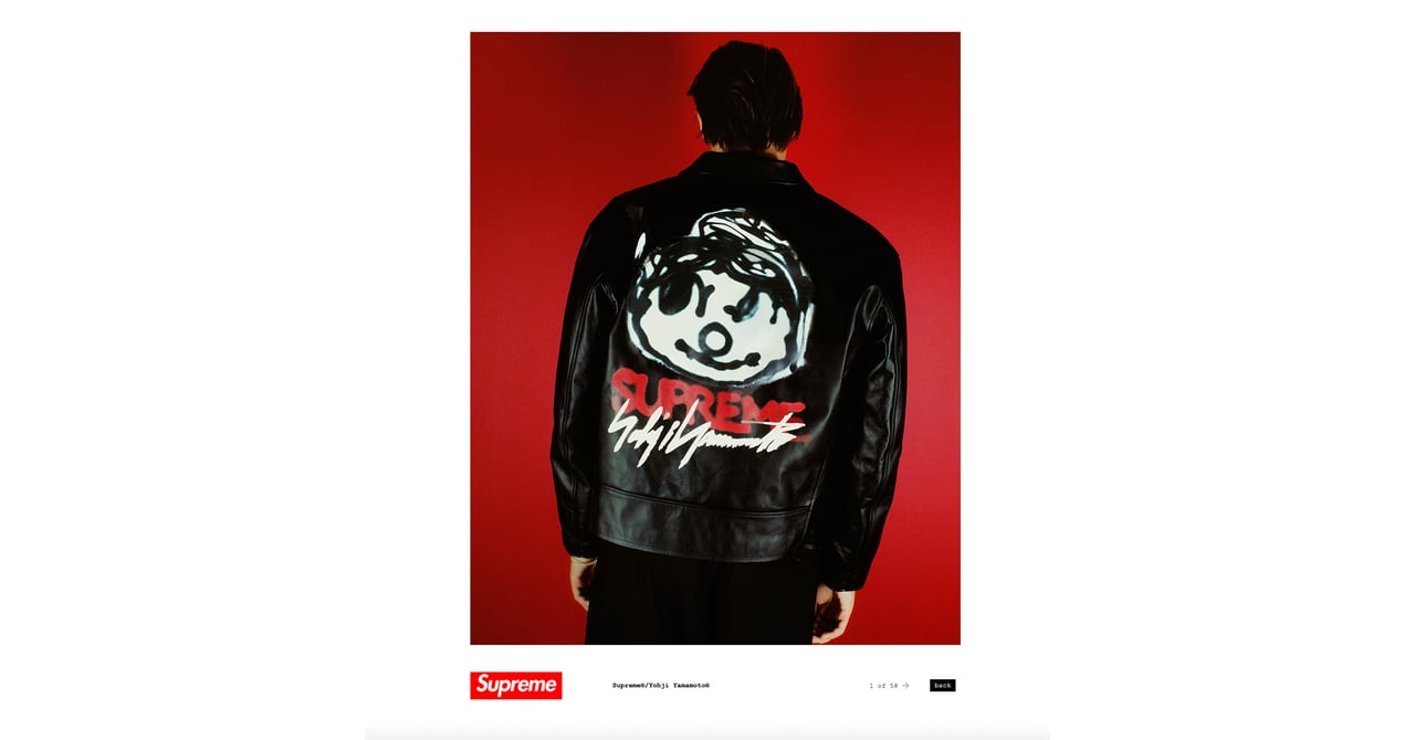 シュプリームとヨウジヤマモトがコラボ、サンチートやピーター