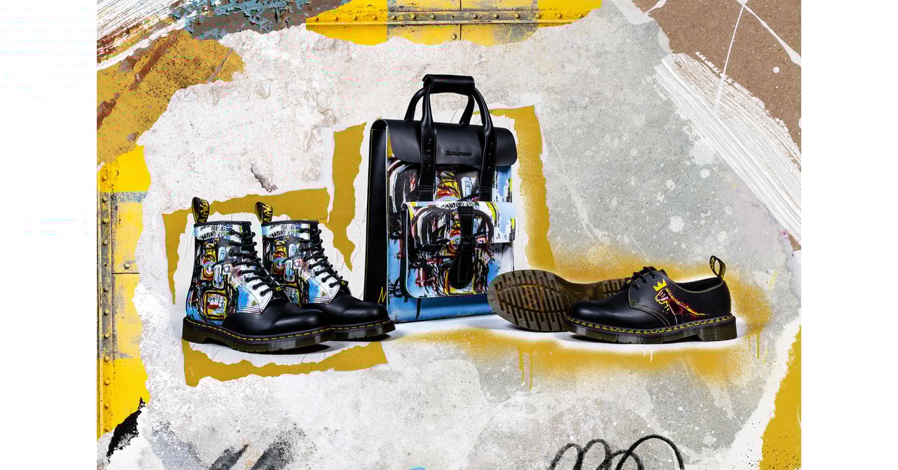 Dr. Martens バスキアコラボ dr-martens-jean-michel-